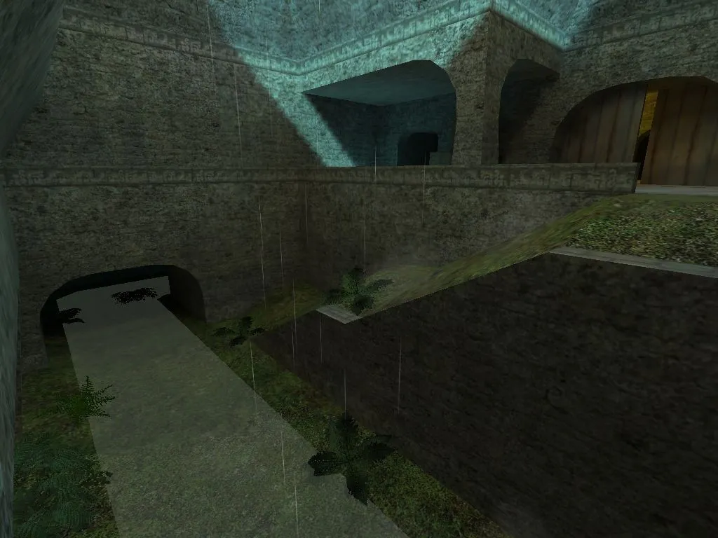 Скачать Карта de_azrain_1bt_beta для CS 1.6: баланс сторон, точки, .nav и оптимизация wpoly/epoly - Скриншот