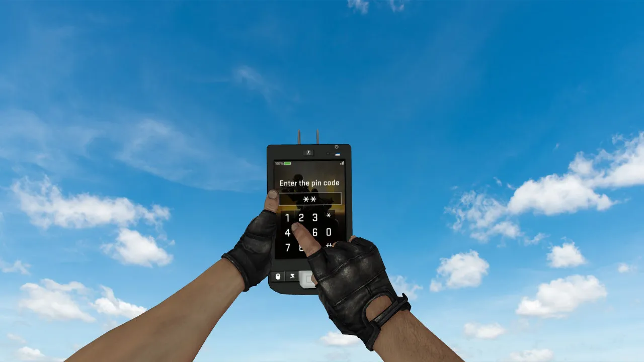 Скачать Модель «Бомба планшет» (C4) для CS 1.6: v_ / p_ / w_ модели, звуки, анимация осмотра - Скриншот
