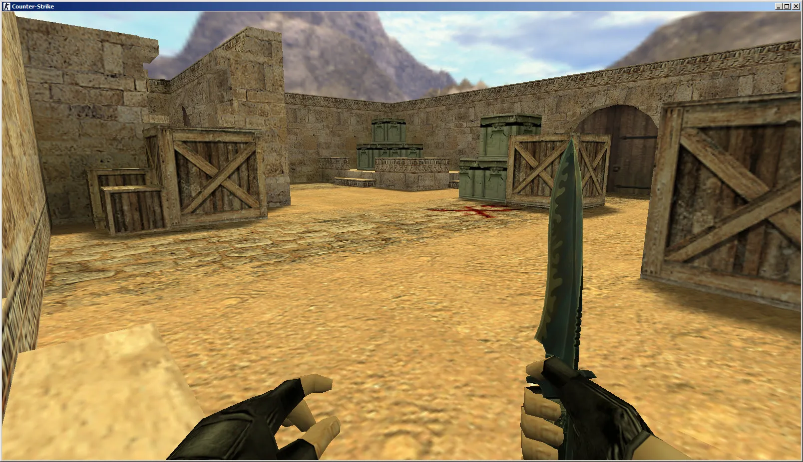 Скачать de_dust_bnd для CS 1.6: карта, точки для Т и КТ, bnd-стиль, .nav и оптимизация wpoly/epoly - Скриншот