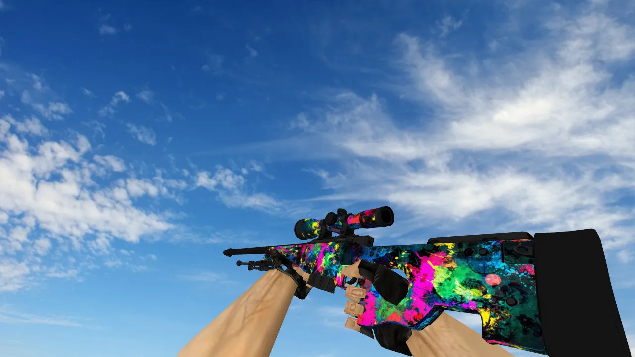 Скачать Модель «AWP Paint» для CS 1.6 - Уникальный стиль для вашего оружия - Скриншот