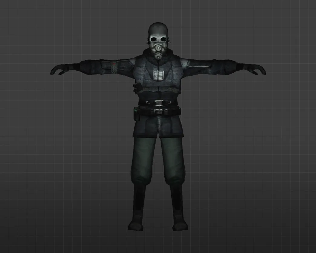 Скачать Модель «Полиция Half-Life 2» для CS 1.6 - Уникальные Скины для Игроков - Скриншот
