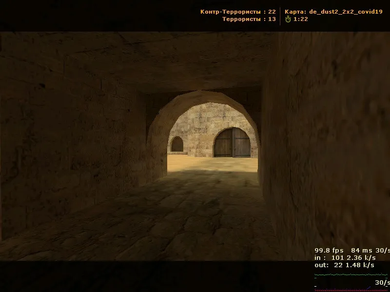 de_dust2_2x2_covid19 для CS 1.6 — тактика, точки, .nav для ботов и оптимизация карты — скриншот 15