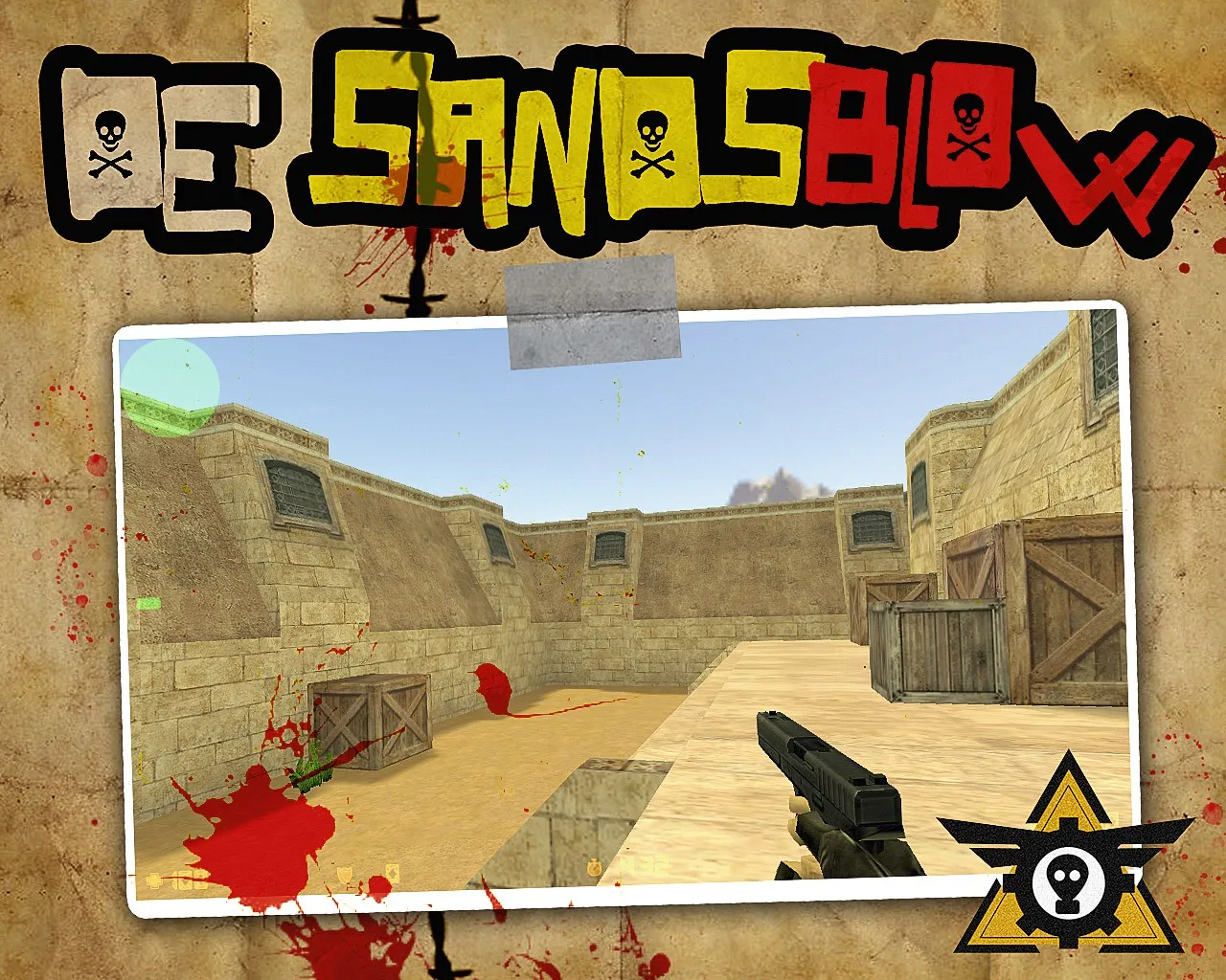 Скачать Карта de_sandsblow для CS 1.6 - тактика и секреты - Скриншот