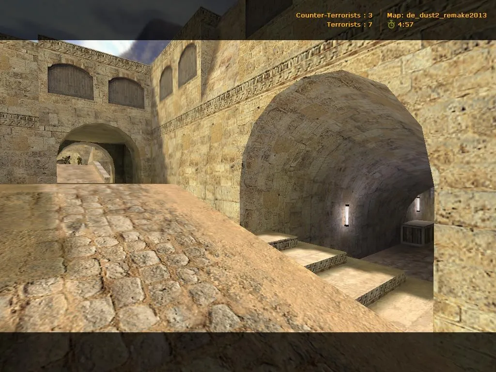 Скачать de_dust2_remake2013 — карта DE Dust2 remake для CS 1.6: точки, тактика и оптимизация - Скриншот
