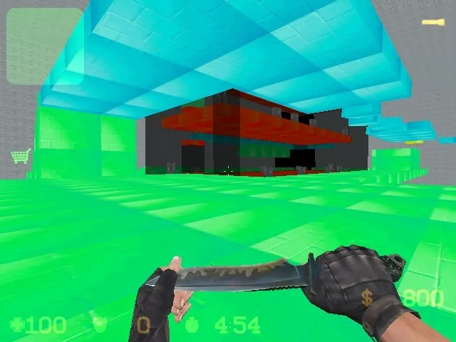 Скачать deathrun_impossible для CS 1.6: карта deathrun, точки, раунды и настройка ботов - Скриншот