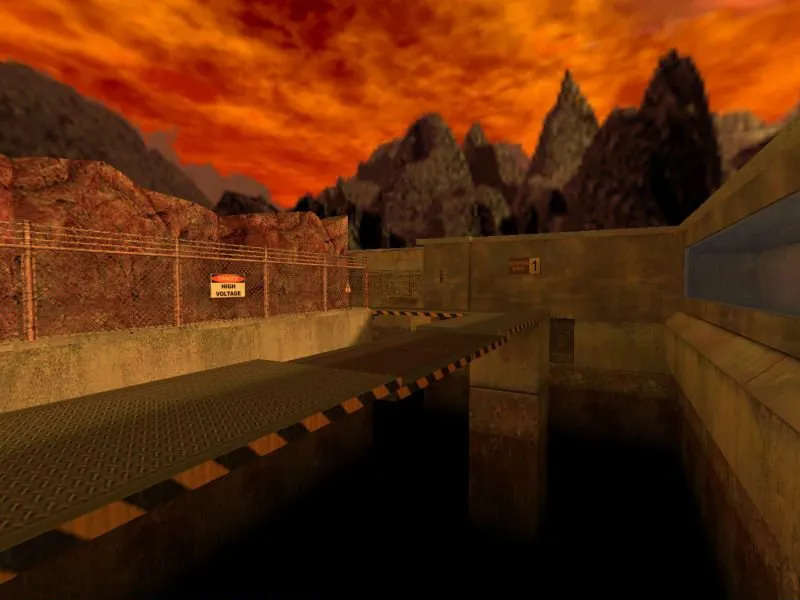 Скачать deathrun_burnzone для CS 1.6: тактика, точки, баланс сторон, .nav для ботов и оптимизация wpoly/epoly - Скриншот