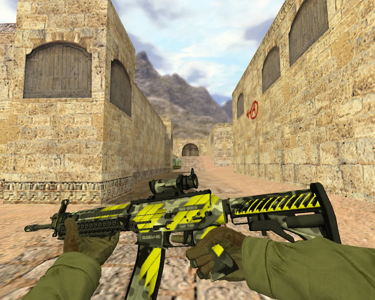 Скачать Модель SG-553 Нервный для CS 1.6 - Скачать и Установить - Скриншот