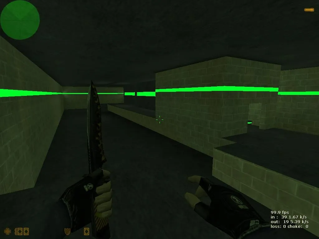 Скачать Карта deathrun_all_green3 для CS 1.6: баланс, точки, .nav и настройка раунда - Скриншот