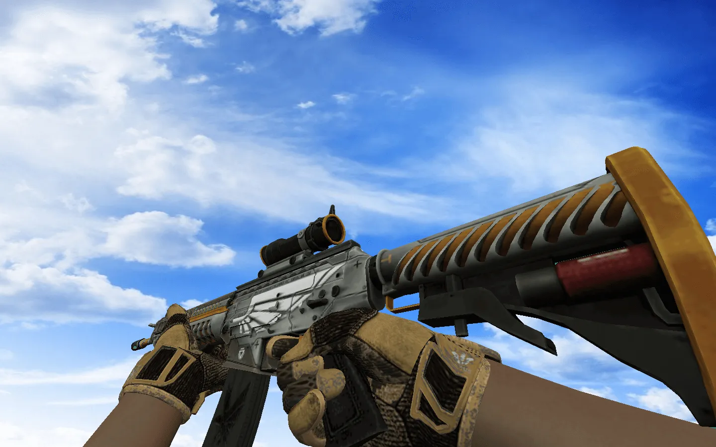 Пак оружия CS 1.6 «Засуха» со спортивными перчатками: АК-47, AWP, M4A4, ножи и скины под руку — скриншот 8
