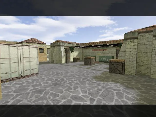 Скачать Карта de_kosovo для CS 1.6: Лучшая тактическая площадка - Скриншот