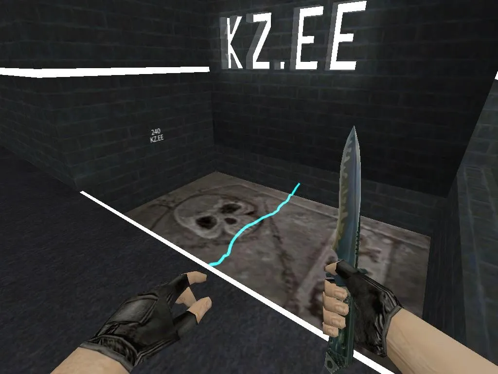 deathrun_av2009_hard — карта для CS 1.6: трасса, ловушки и .nav для ботов — скриншот 1