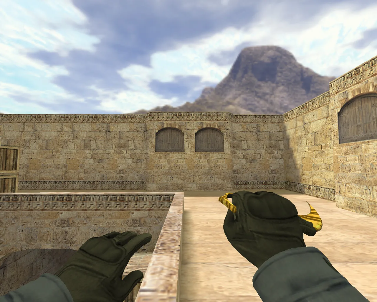 Скачать Модель «Нож Керамбит Зуб тигра» v_knife для CS 1.6: p_ и w_ модели, звуки, анимация осмотра, текстуры - Скриншот
