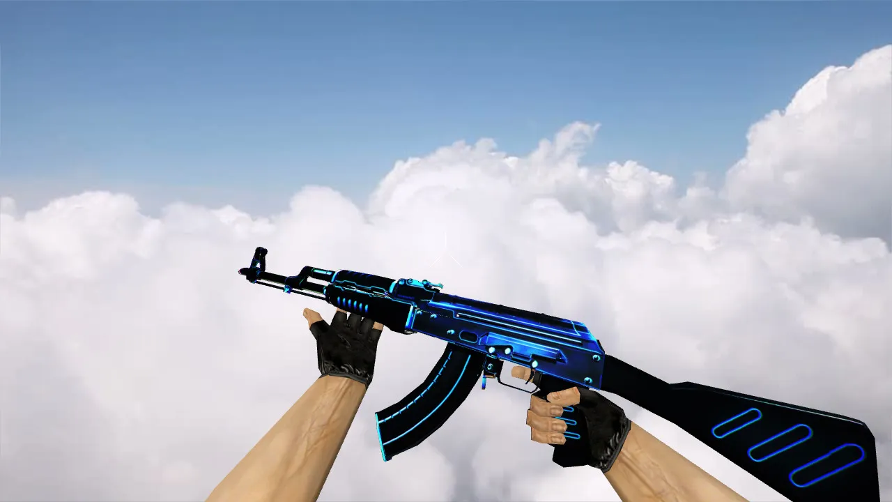 AK-47 Ambient для CS 1.6: Улучшенная модель для игры — скриншот 1