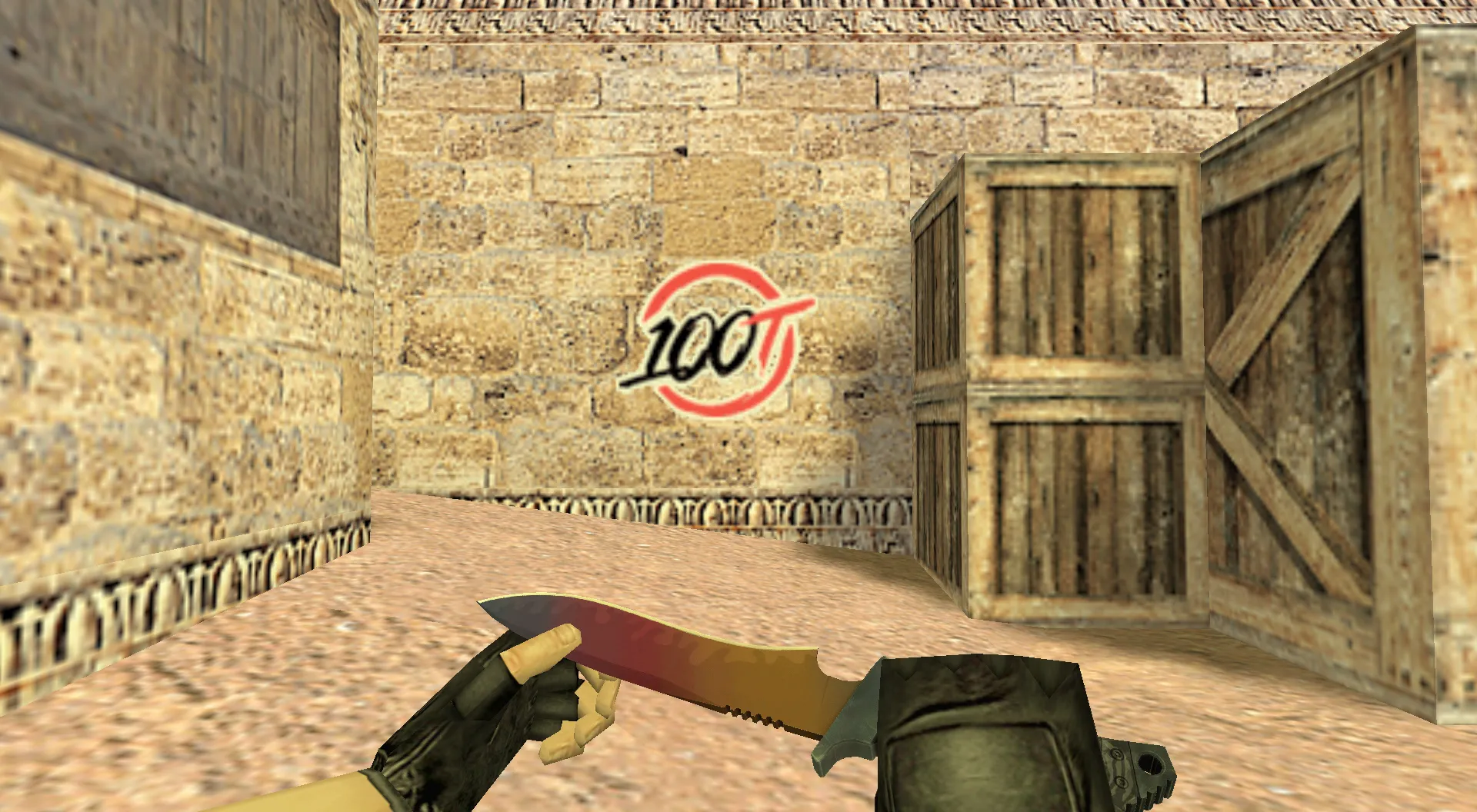Скачать Граффити «100 Thieves Logo» для CS 1.6 - Поддержи киберспорт! - Скриншот