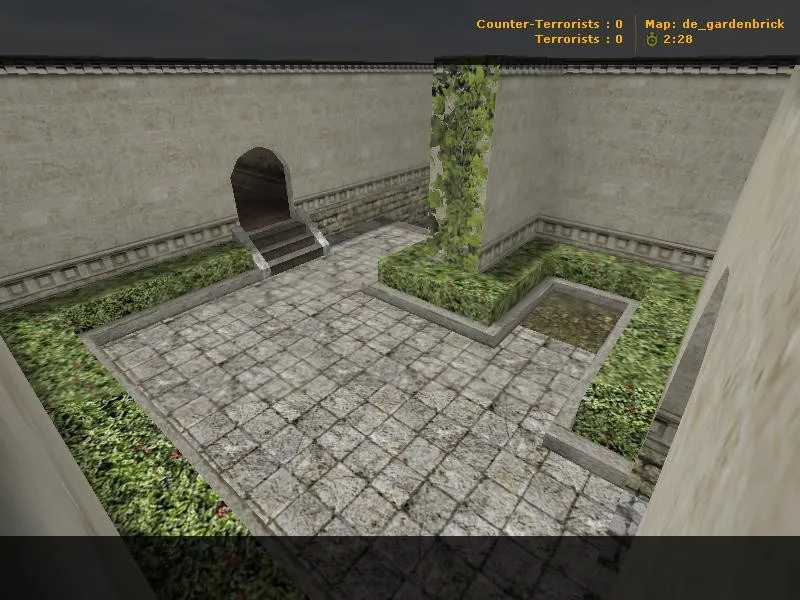 Скачать Карта de_gardenbrick для CS 1.6: геймплей, точки, .nav, оптимизация и запуск без вирусов - Скриншот