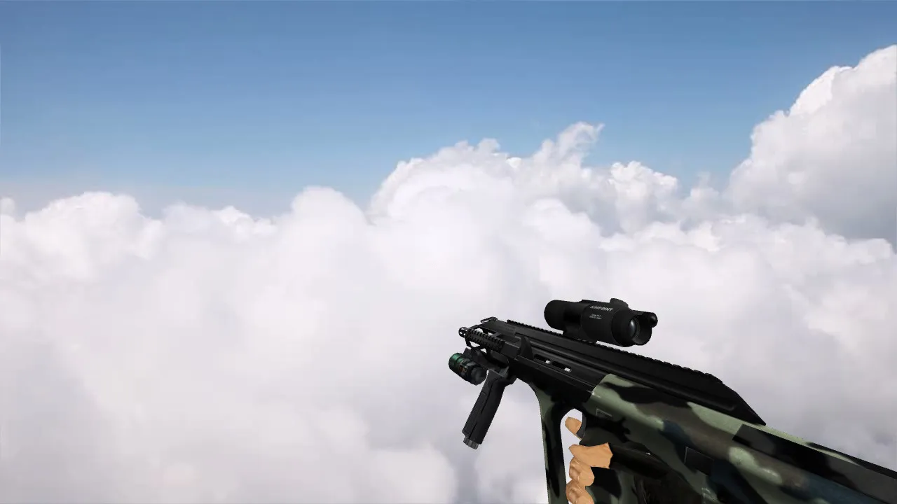 Скачать Модель AUG A3 Camo для CS 1.6 - Качество и Тактика - Скриншот