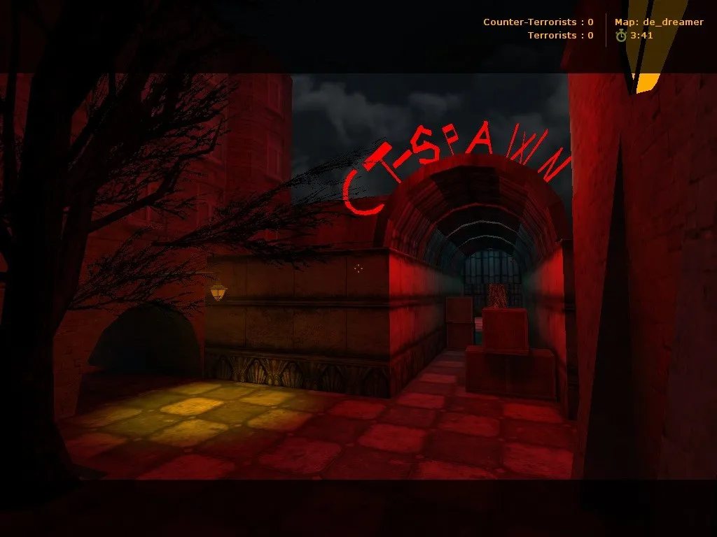 Скачать de_dreamer для CS 1.6: обзор карты, точки, тактика за CT и T, .nav для ботов, оптимизация - Скриншот