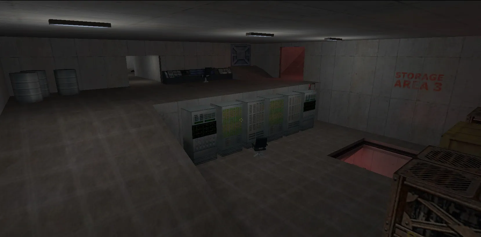 Карта de_moonbasezero для CS 1.6: Тактические особенности и оптимизация — скриншот 6