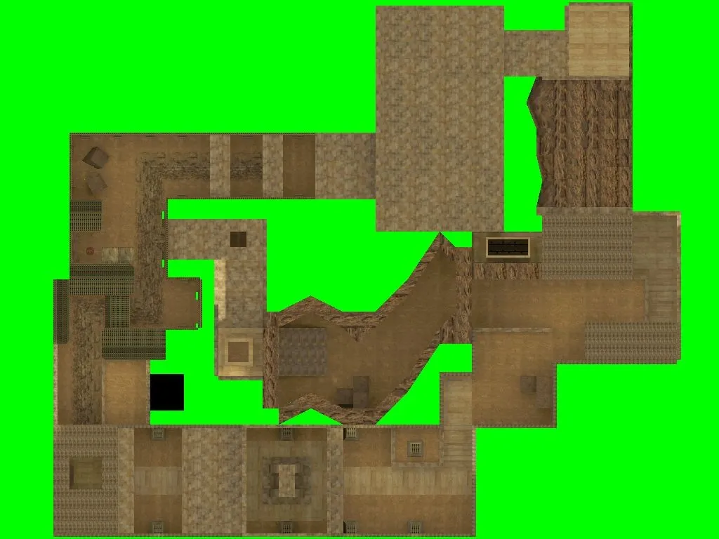 de_egypt для CS 1.6: тактика за CT и T, точки, .nav для ботов, оптимизация wpoly/epoly — скриншот 4