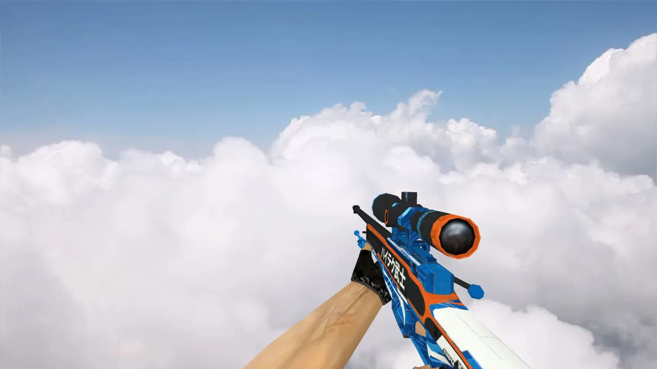 Скачать Модель AWP Ronin Evolved для CS 1.6 - Оружие с уникальным дизайном - Скриншот