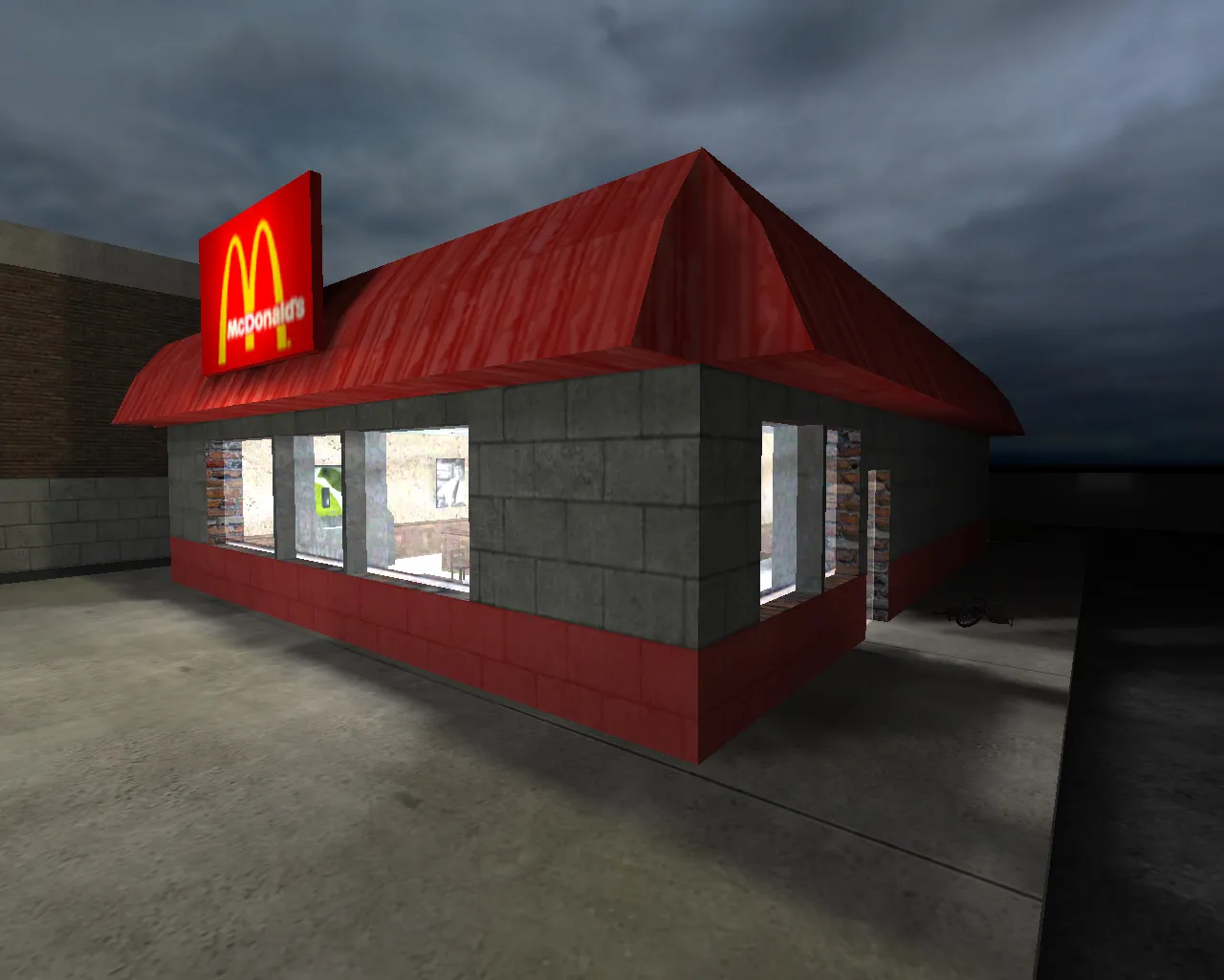 Скачать Карта de_mcdonalds_source для CS 1.6 - Особенности и Тактики - Скриншот