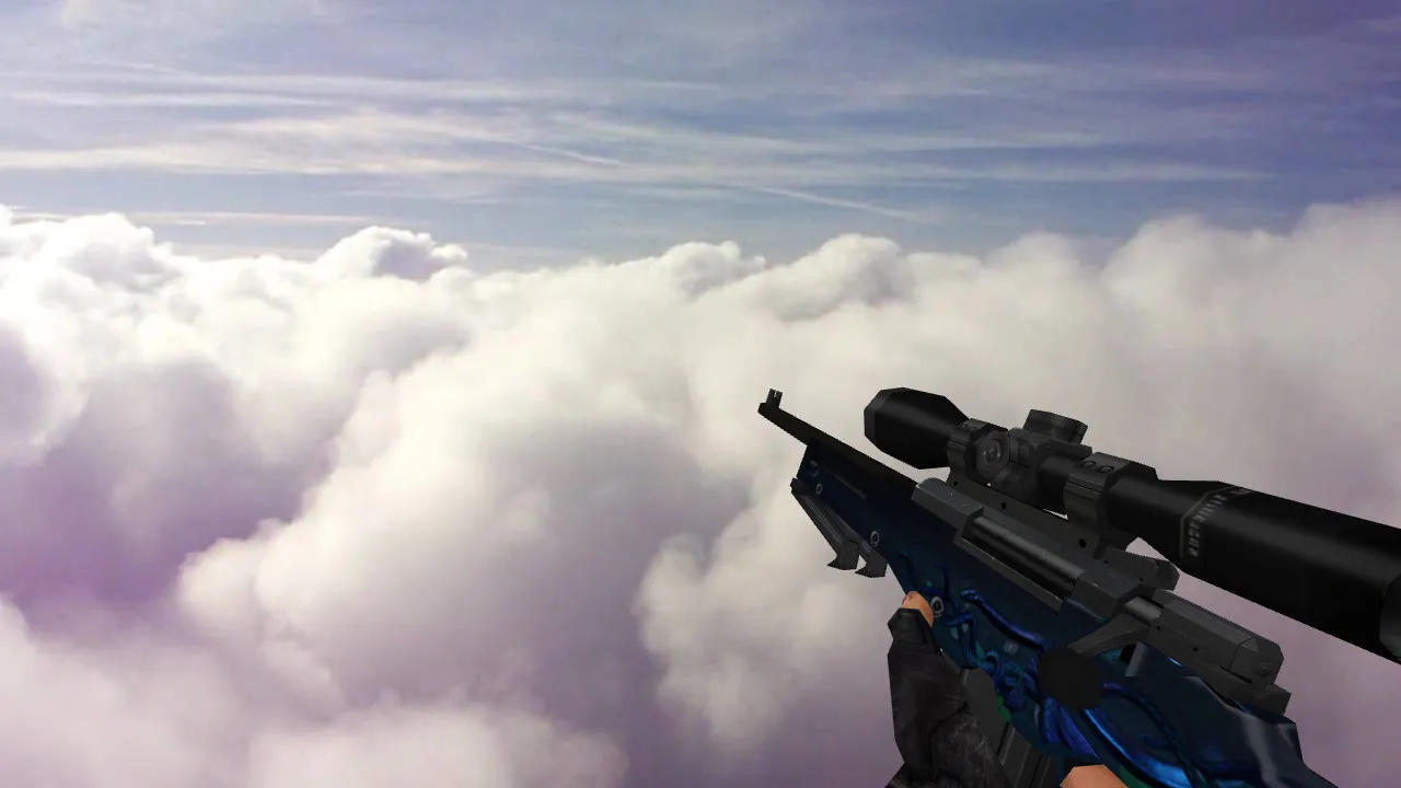 Скачать Модель «Стандартный AWP Медуза» для CS 1.6 - Качественные текстуры и звуки - Скриншот