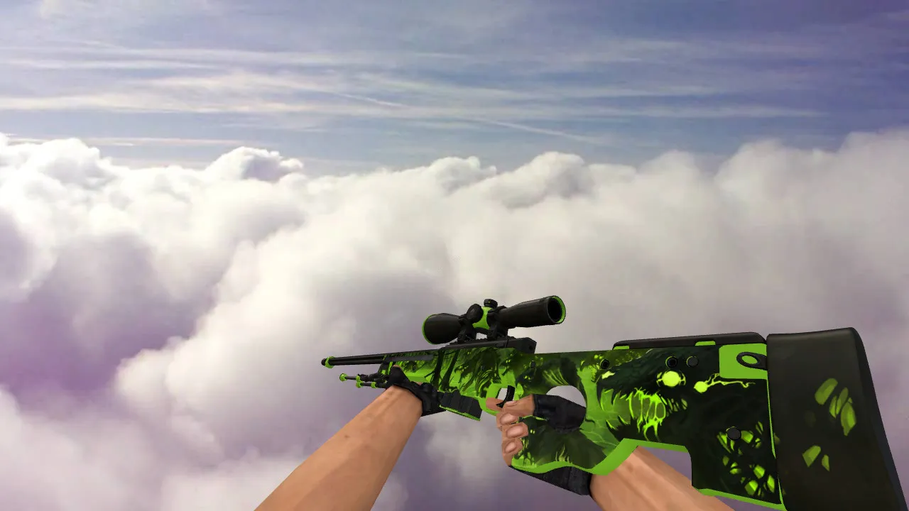 Скачать Модель AWP Virus для CS 1.6: Уникальный Скин и Анимация - Скриншот