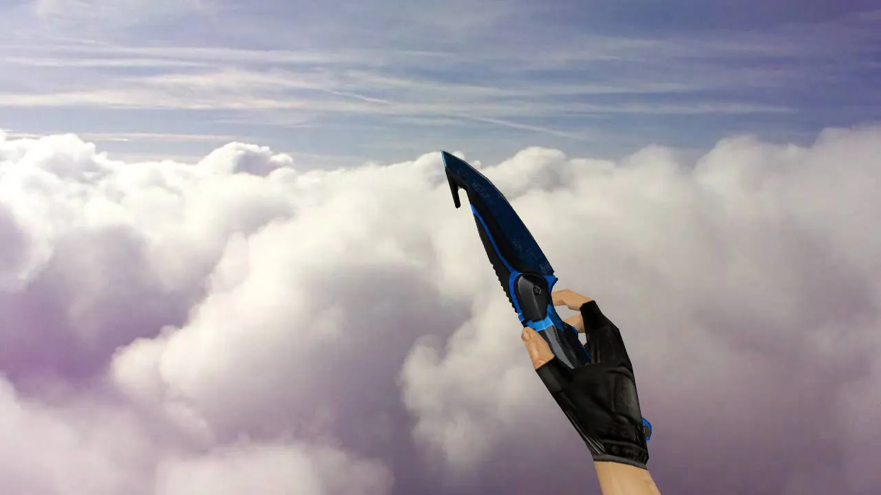 Скачать Модель «Gut Knife Blueprint» (v_ / p_ / w_) для CS 1.6: звуки, анимация осмотра, текстуры и точный вид - Скриншот