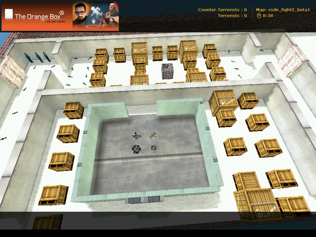 Карта csde_fight2_beta1 для CS 1.6: тактика, точки, баланс сторон и оптимизация — скриншот 6