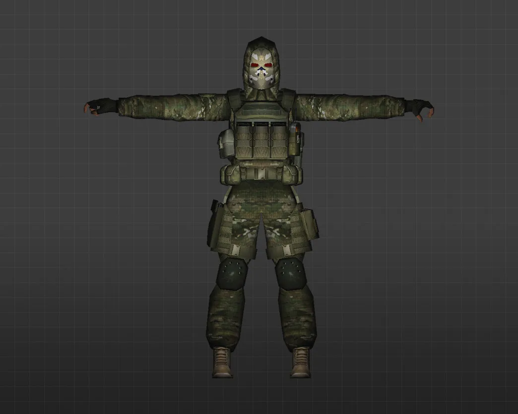 Скачать Модель «Наемники» для CS 1.6 - Уникальные скины для игроков - Скриншот