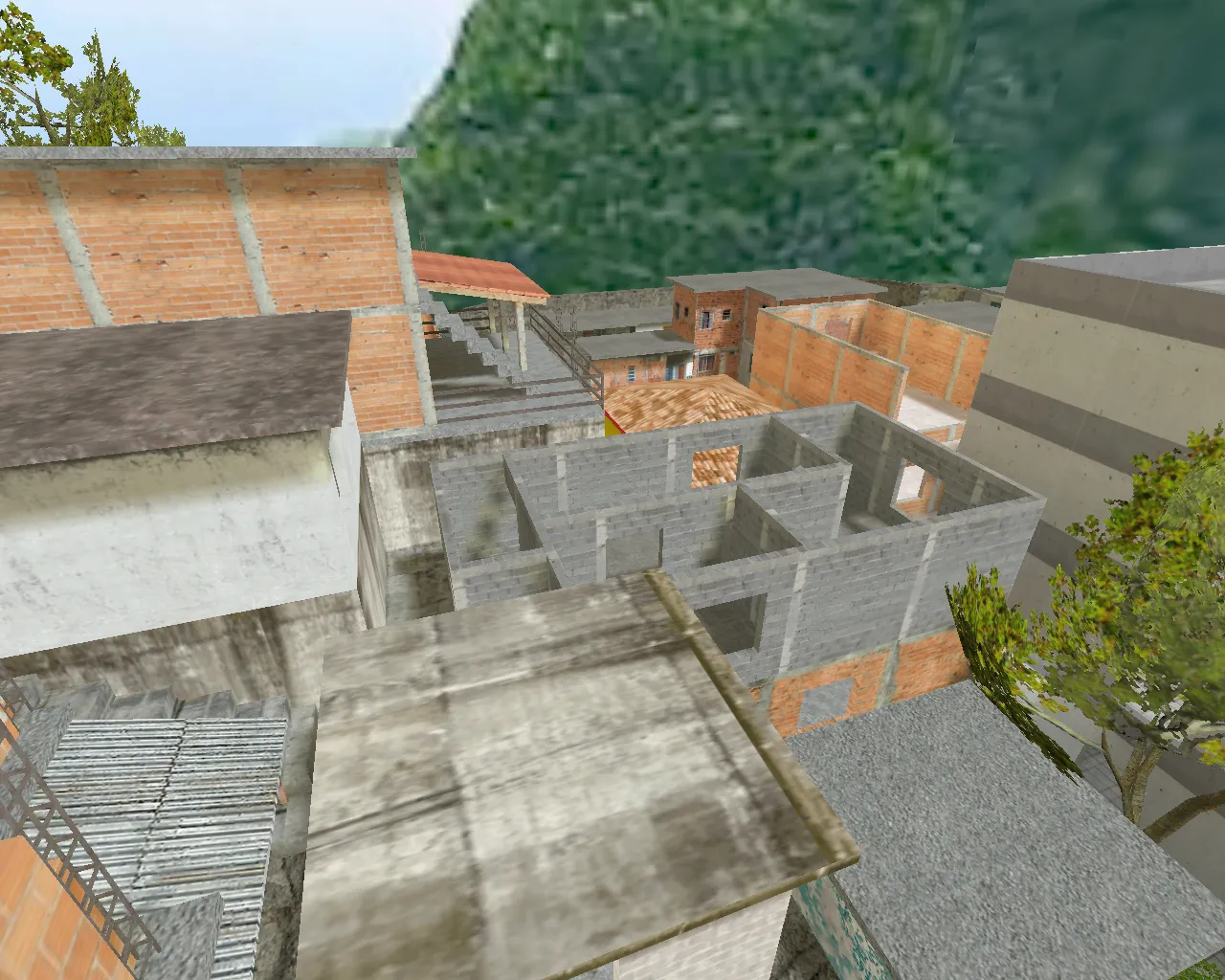 Карта de_rocinha для CS 1.6: тактика и особенности — скриншот 4