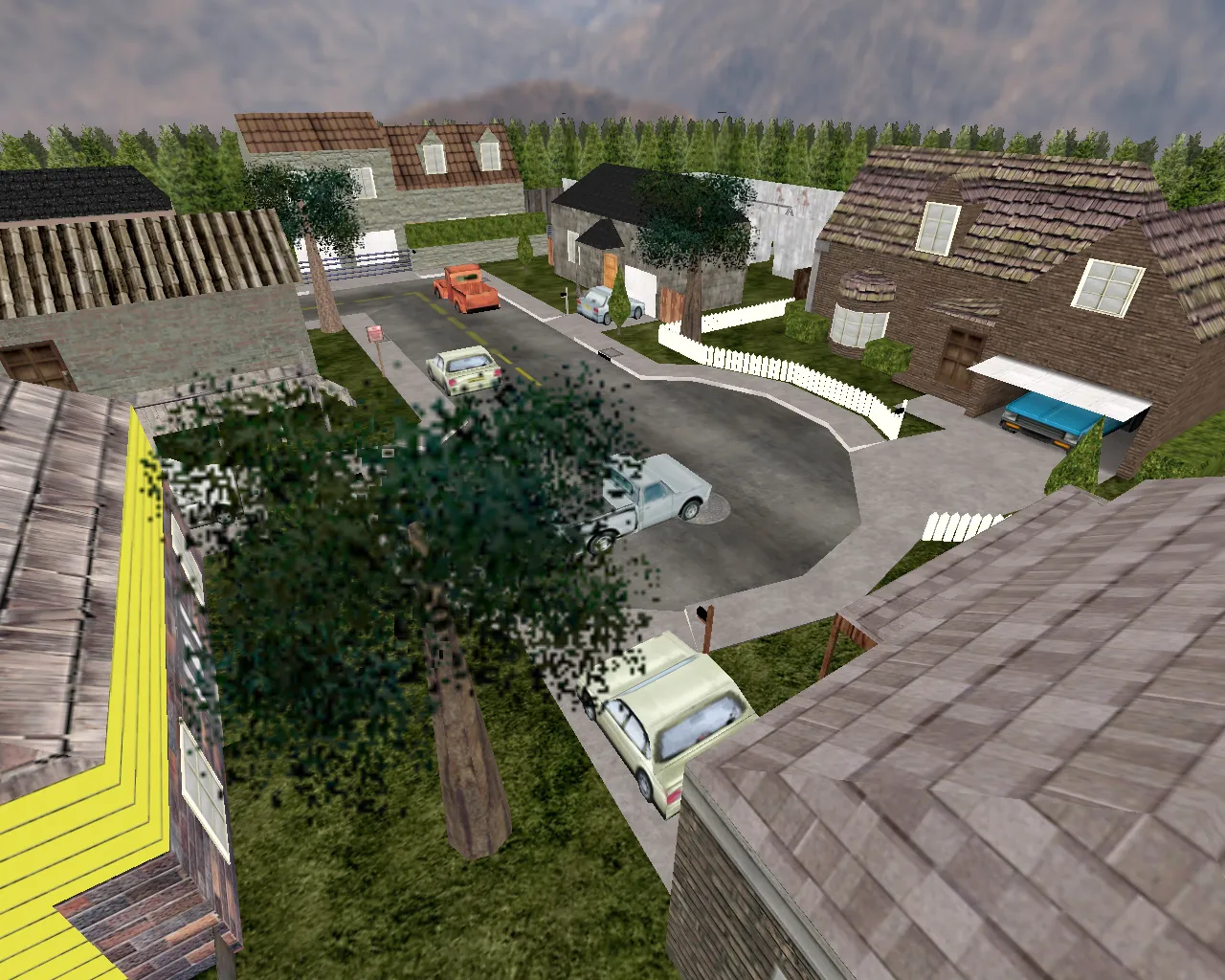 Скачать Карта de_neighborhood для CS 1.6: Тактические особенности и оптимизация - Скриншот