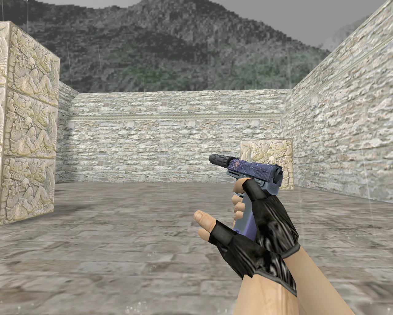 Скачать USP-S | Чёрный лотос (Black Lotus) для CS 1.6 - Модели оружия - Скриншот