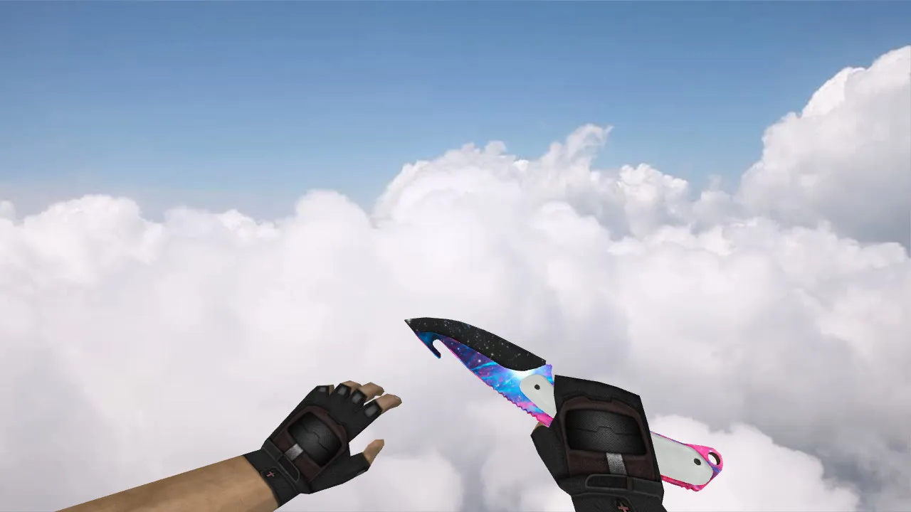 Скачать Модель «Gut Knife Space» для CS 1.6: v_ и p_ файлы, звук, анимация осмотра и качество текстур - Скриншот