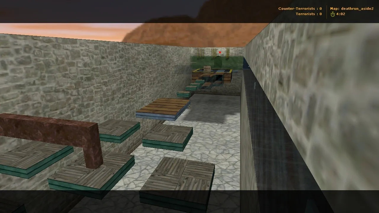 Скачать deathrun_aside2 для CS 1.6: карта deathrun, точки, раунды и настройки для стабильной игры - Скриншот
