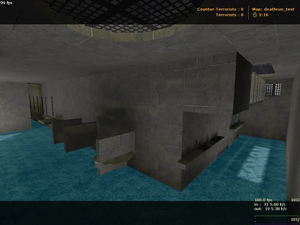 Скачать deathrun_adelina — deathrun карта для CS 1.6: точки, боты .nav, оптимизация и настройка - Скриншот