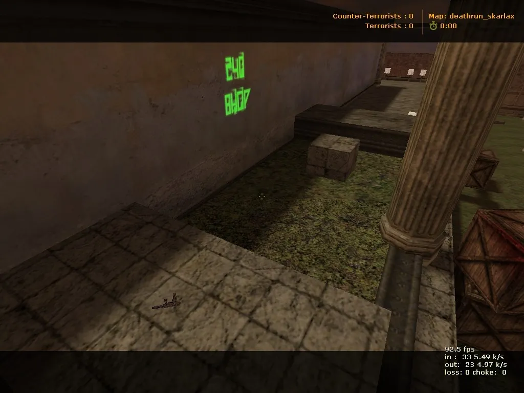 Скачать deathrun_skarlax для CS 1.6: тактика за терр/контр, точки, настройка ботов, .nav и оптимизация - Скриншот