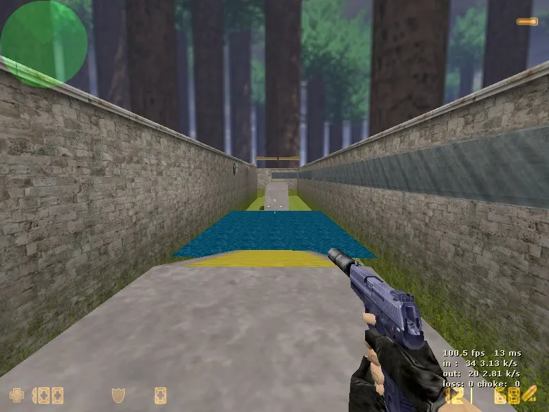 Скачать deathrun_projetocs2 для CS 1.6: маршрут ловушек, баланс сторон и настройки ботов - Скриншот