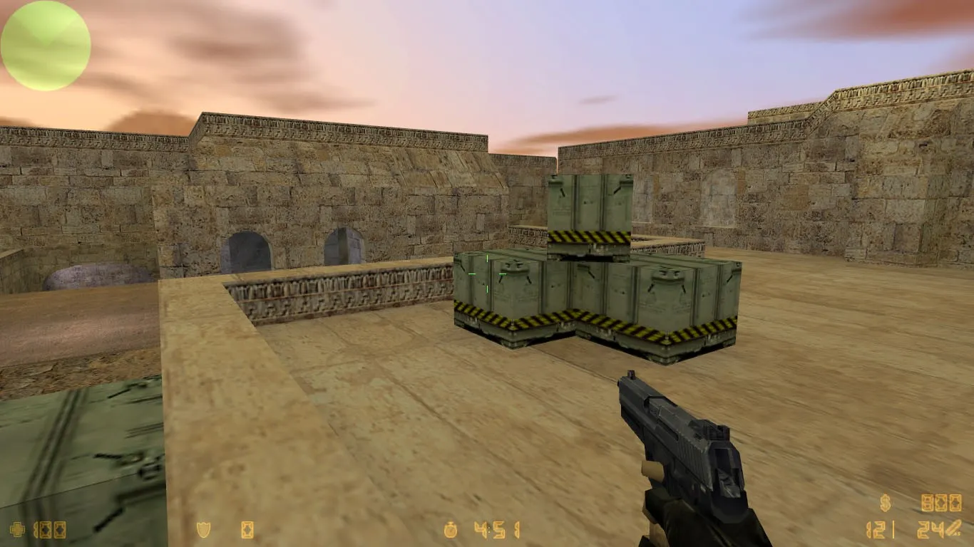 de_dust-aztec для CS 1.6: карты DE, баланс сторон, точки и .nav для ботов — скриншот 8
