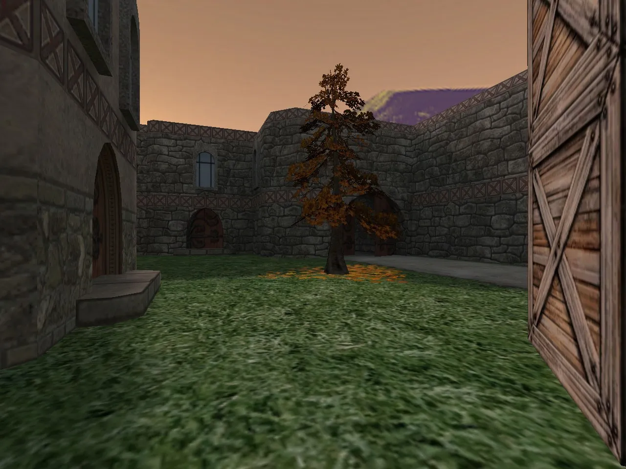 Скачать de_dust2_medieval для CS 1.6: карта DE, точки, маршруты, .nav и оптимизация - Скриншот