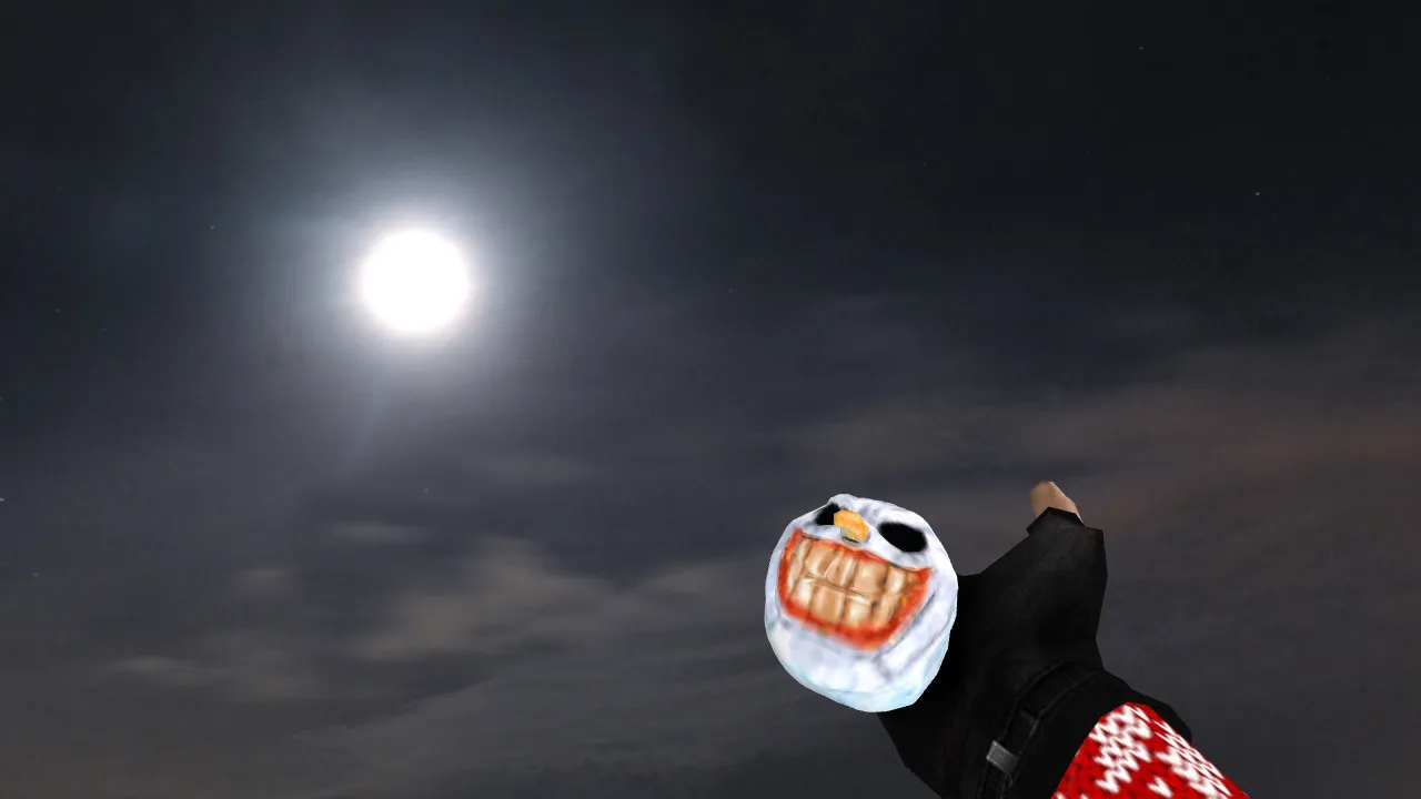 Скачать Модель «Hell Snowball» для CS 1.6: гранаты, звуки, анимация осмотра, v_/p_/w_ модели и качество текстур - Скриншот