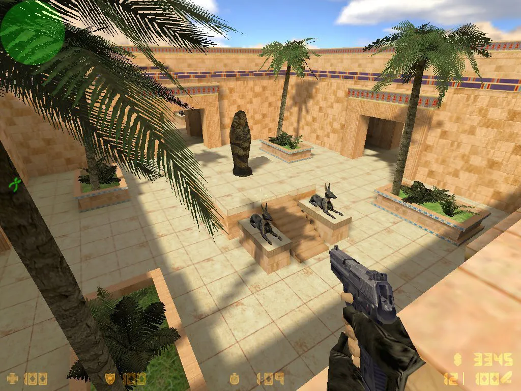 Скачать Карта de_temple_aegypt для CS 1.6 – Тактические возможности и детали - Скриншот