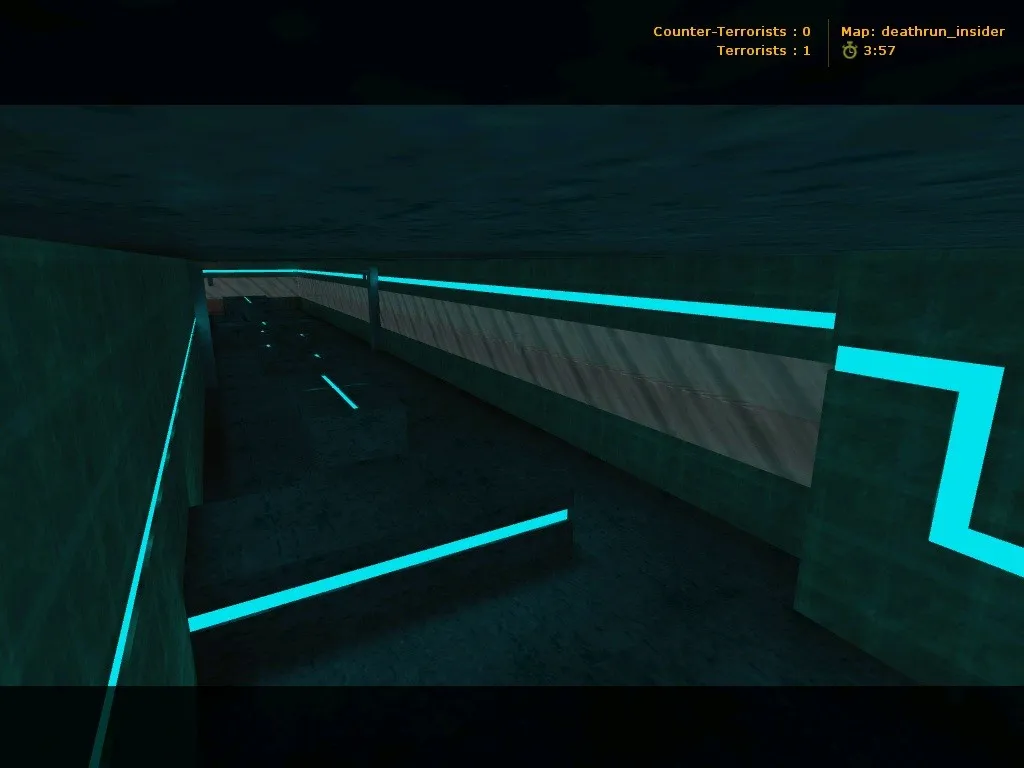 Скачать deathrun_insider карта для CS 1.6: ловушки, раунды, точки, .nav и оптимизация для стабильной игры - Скриншот