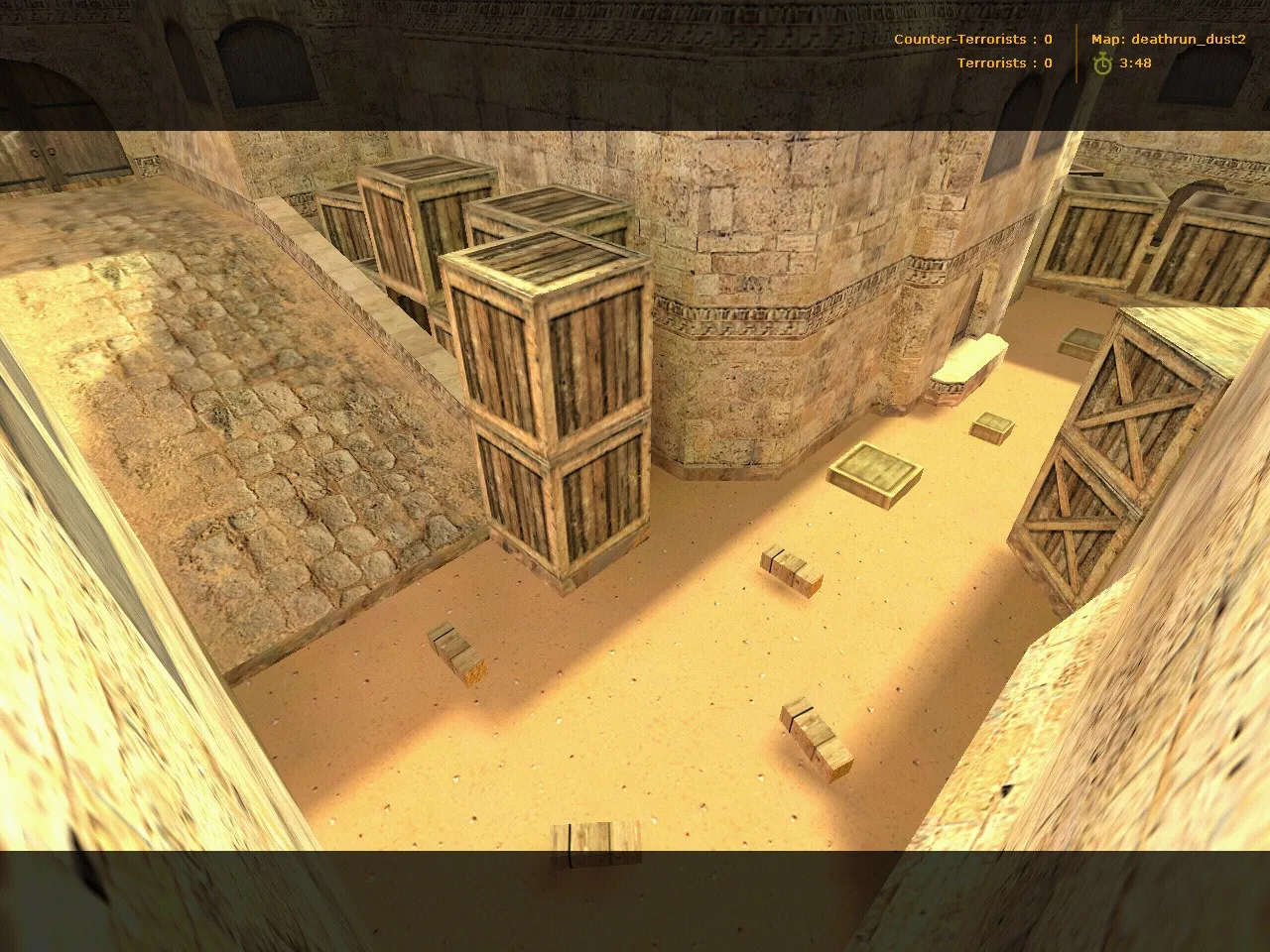 Скачать deathrun_dusty2 для CS 1.6: тактики, точки, .nav и оптимизация карт - Скриншот