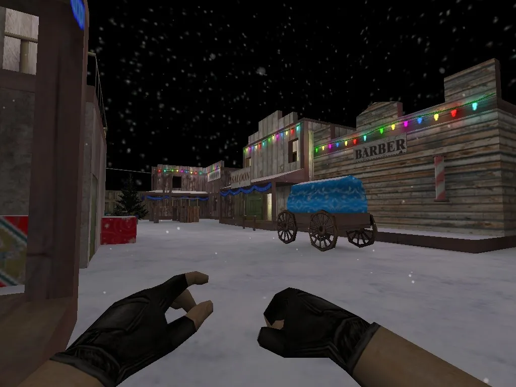 Скачать Карта de_westwood_bigxmas для CS 1.6: Тактики и детали - Скриншот