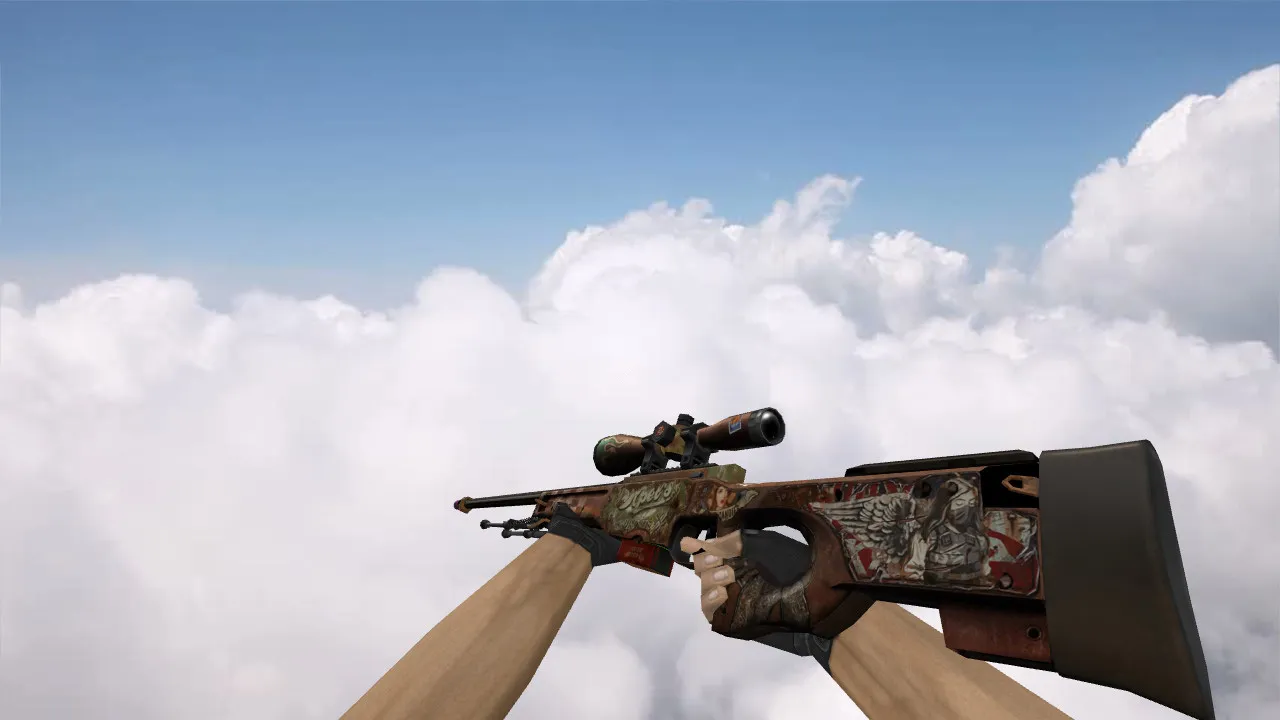 Скачать Модель «AWP Road Warrior» для CS 1.6 — Оружие с уникальным дизайном - Скриншот