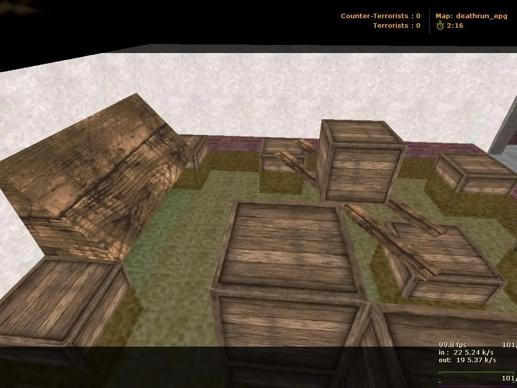 Скачать Карта deathrun_epg для CS 1.6: баланс сторон, точки, .nav для ботов и оптимизация wpoly/epoly - Скриншот