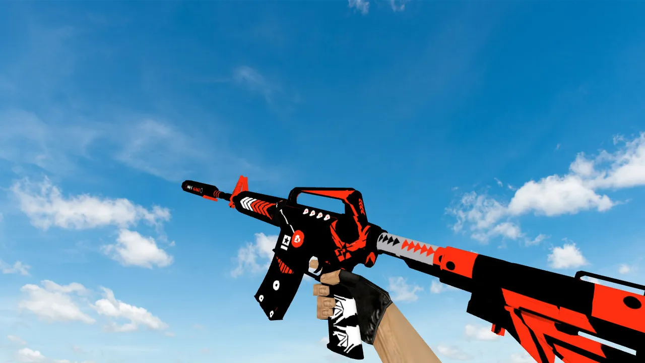 Скачать Модель M4A1 Alliance для CS 1.6: v_m4a1, p_m4a1, w_m4a1, звуки, анимация осмотра и качество текстур - Скриншот