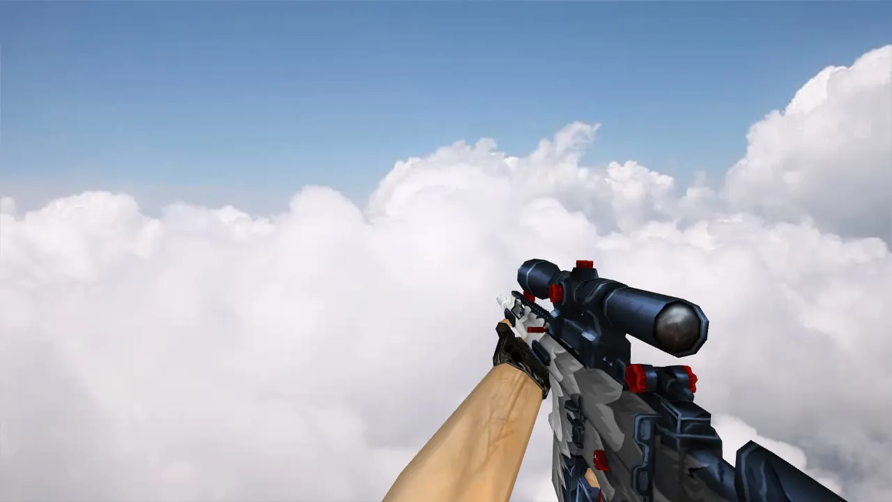 Скачать Модель SCAR-20 White Fang для CS 1.6 - Отличное оружие - Скриншот
