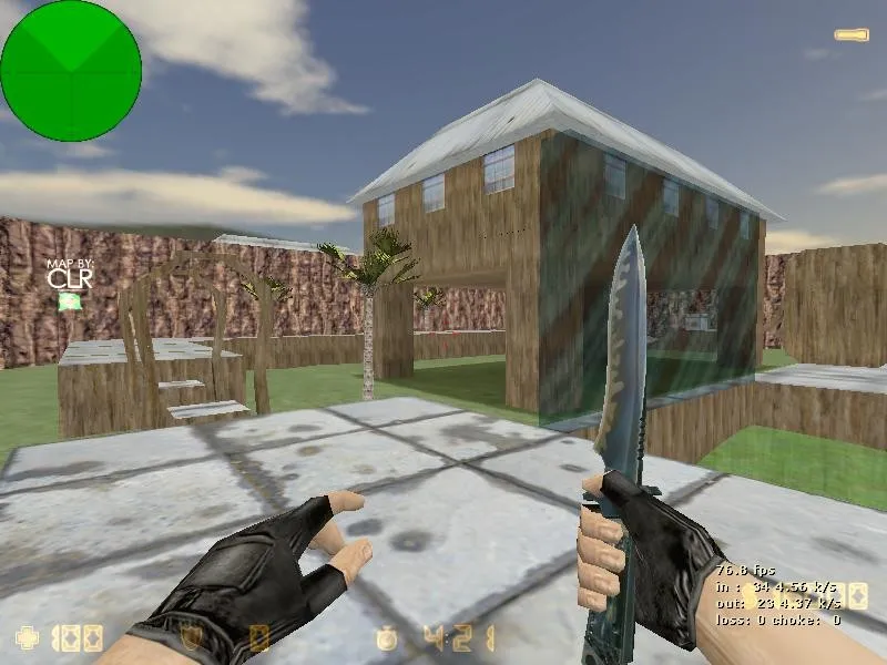 Скачать deathrun_friends для CS 1.6: карта deathrun, баланс сторон, точки, .nav и оптимизация - Скриншот